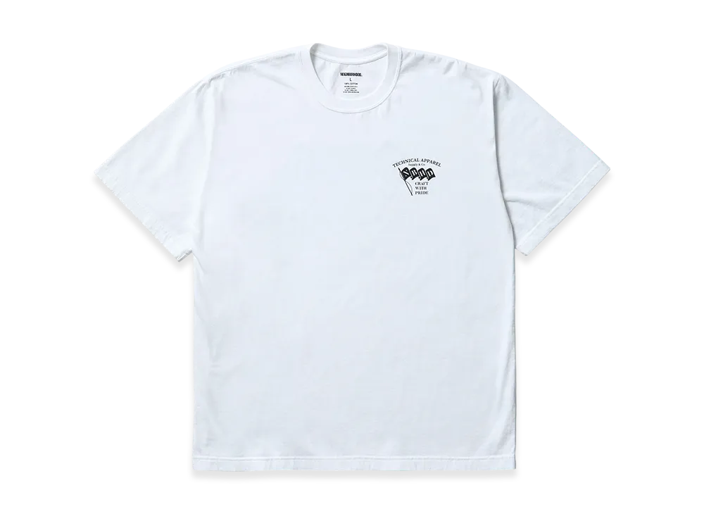NEIGHBORHOOD NH 252 Spot . Tee SS-4 "White"