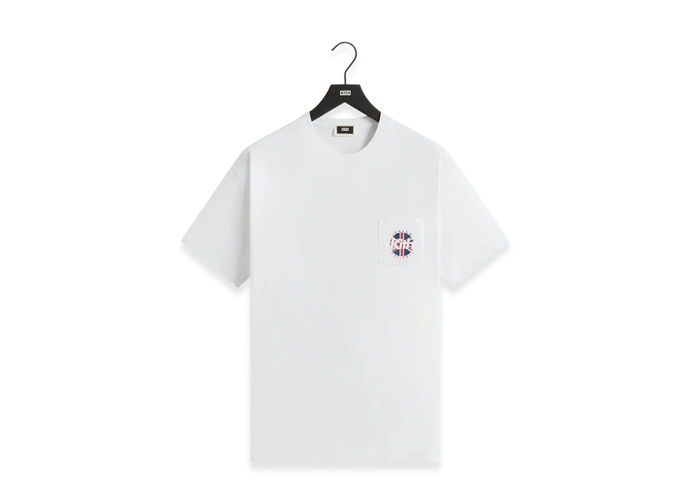 Kith Union Jack Shield Vintage Tee "White"