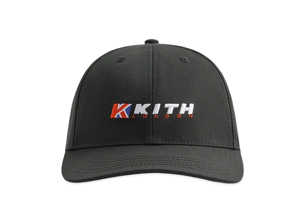 Kith London Twill Aaron Cap "Black"