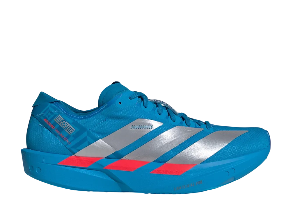 アディダス アディゼロ タクミ セン11 "ソーラーブルー/シルバーメタリック/ダークソーラーブルー"