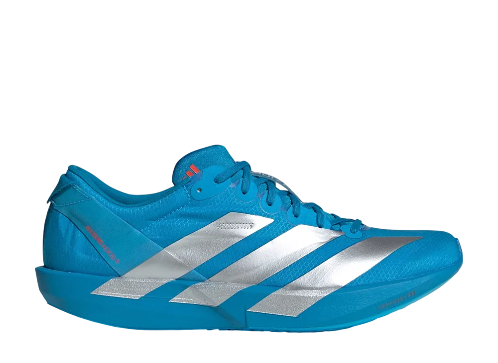 アディダス アディゼロ  ジャパン9 "シルバーメタリック/シルバーメタリック/ルシッドレッド"