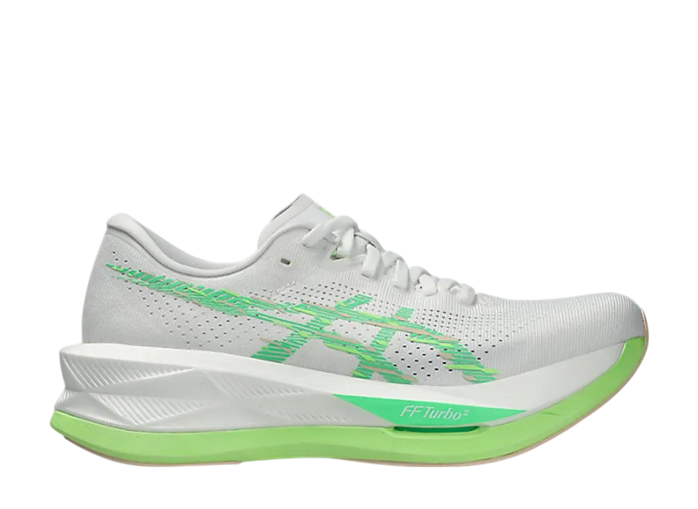 アシックス ウィメンズ ソニックブラスト "ホワイト/バイタルグリーン"