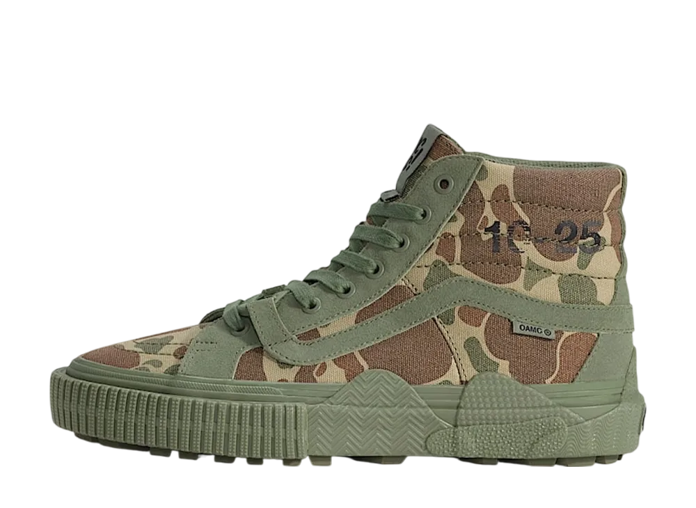 ダブルタップス × OAMC × OTW バイ バンズ スケートハイ GL ラグ "ダック カモ"