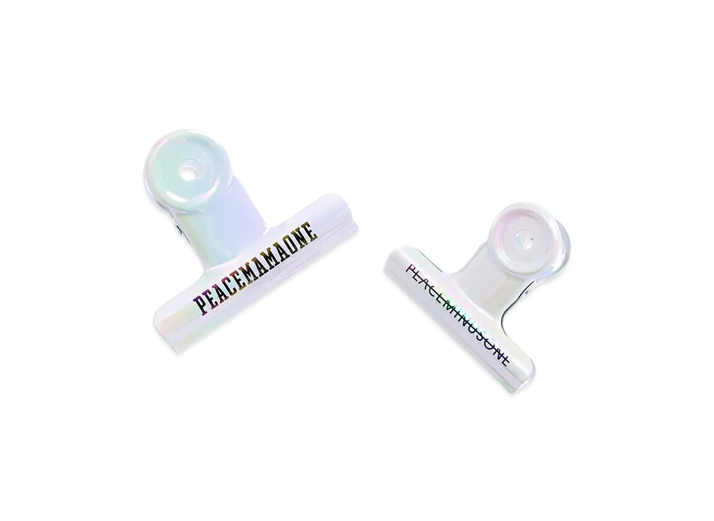 PEACEMINUSONE x 2025 MAMA AWARDS Bulldog Clip "White"