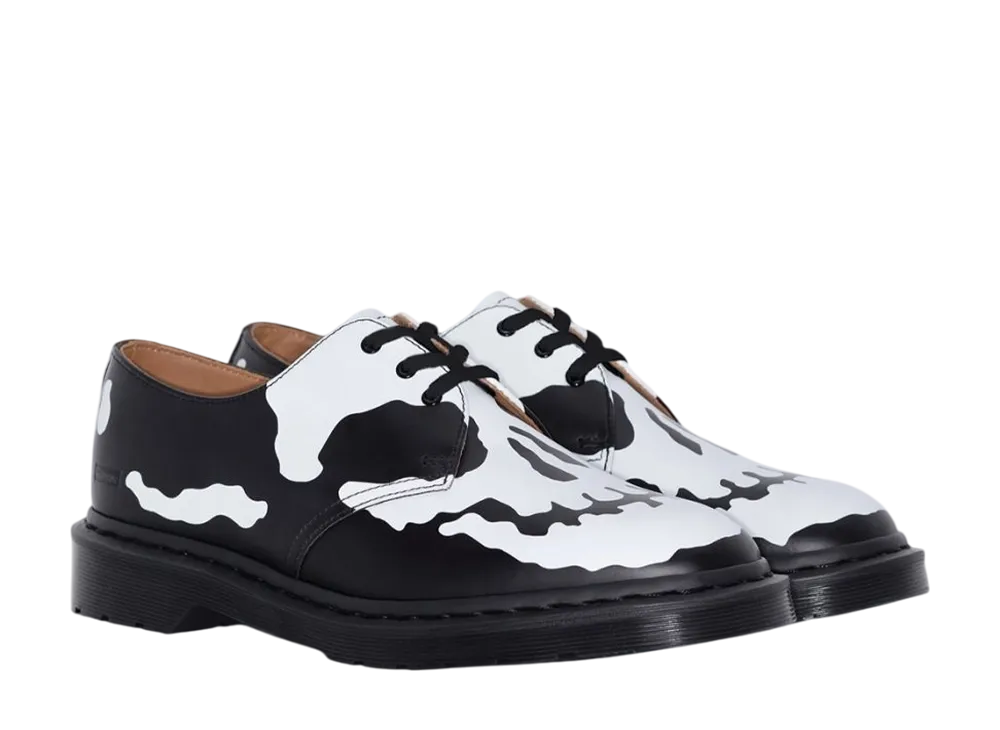 Supreme × Dr.Martens 1461 Skull 3 Eye Shoe "Black/White" (25FW Week 14)