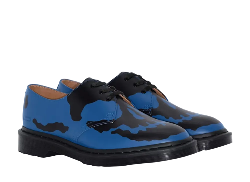 Supreme × Dr.Martens 1461 Skull 3 Eye Shoe "Blue/Black" (25FW Week 14)