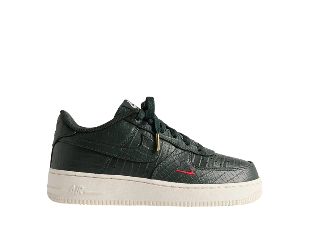 KITH × Nike GS Air Force 1 Low "Black Spruce"