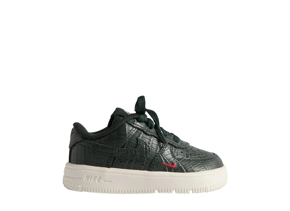KITH × Nike TD Air Force 1 Low "Black Spruce"