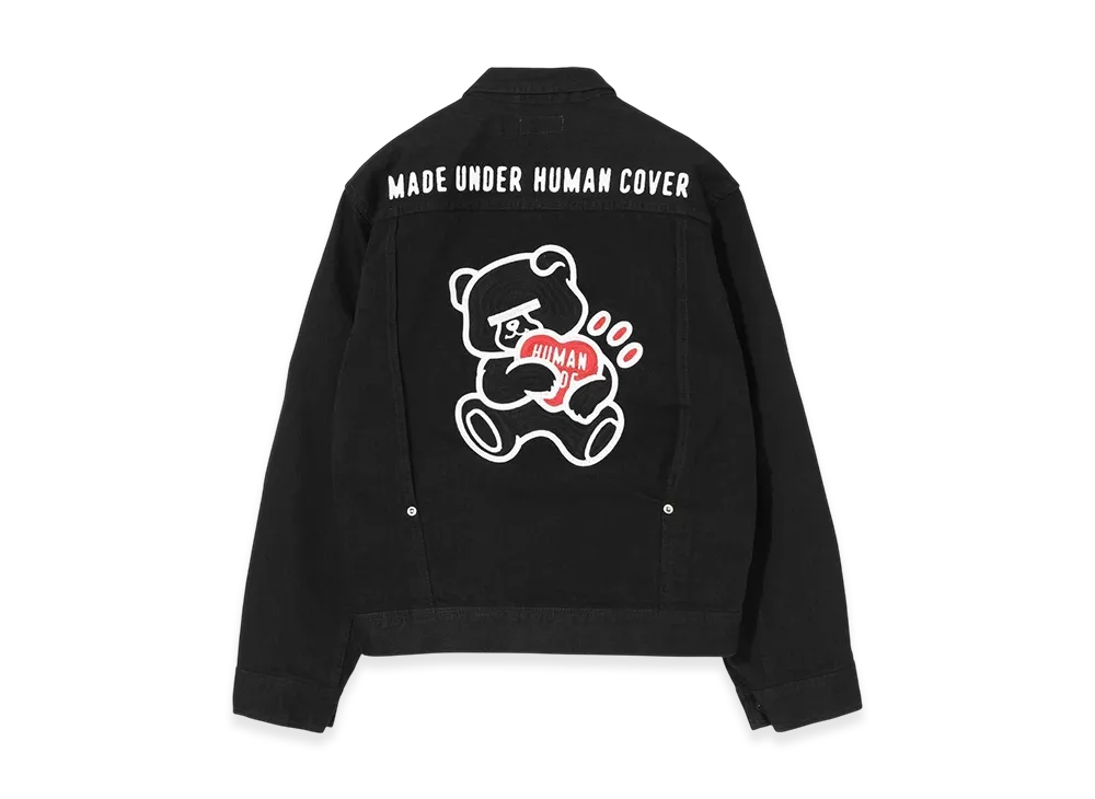 ヒューマンメイド x アンダーカバー デニム ジャケット "ブラック"
