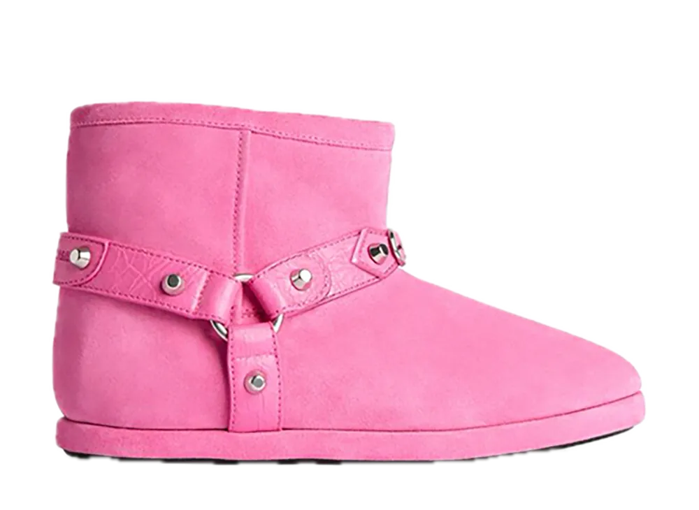 バレンシアガ ウィメンズ アラスカ ソフト ブーティ "ダークピンク"