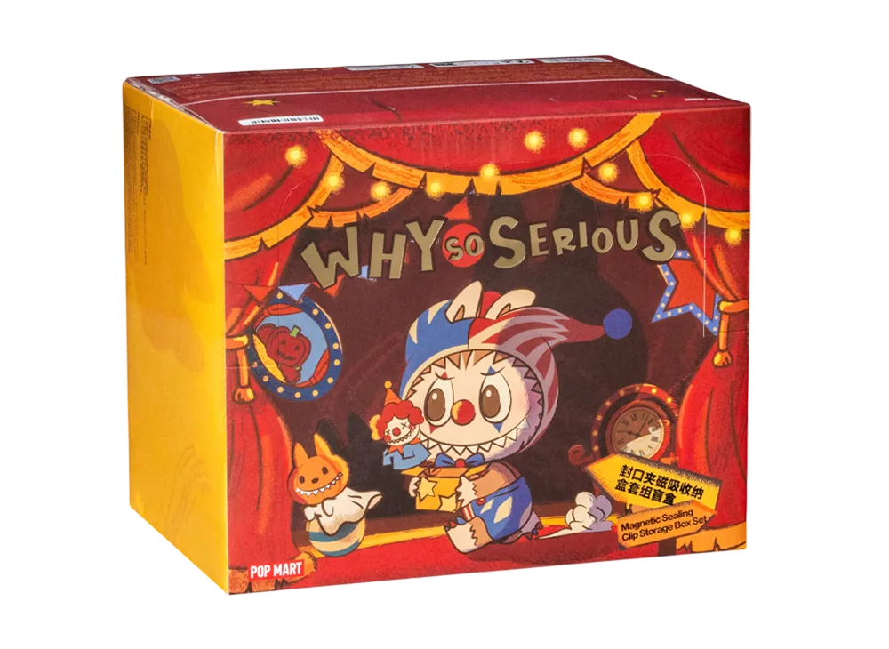 POP MART WHY SO SERIOUS Series - Magnetic Sealing Clip Storage Box Set [Assortment Box]