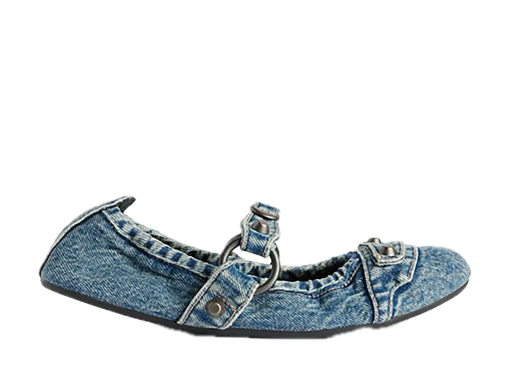 バレンシアガ ウィメンズ シティ バレリーナ "ブルー"