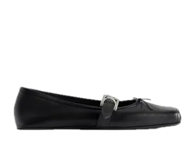 BALENCIAGA Women's Bel Air Ballerina "Black"