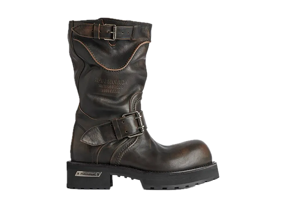 バレンシアガ ウィメンズ ヴェノム ブーツ "ブラウン"