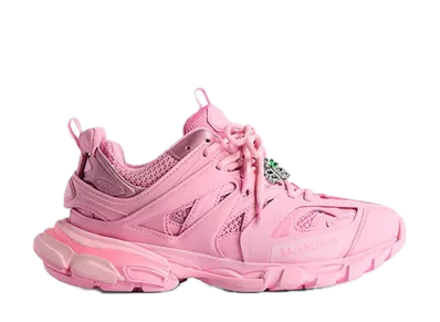 BALENCIAGA Women's Track Sneaker with Charm "Pink"