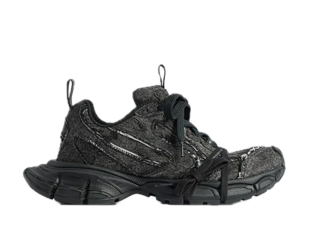 バレンシアガ ウィメンズ スリーエックスエル スニーカー "ブラック"