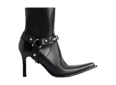 BALENCIAGA Women's City Bootie with Harness "Black"