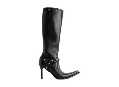 BALENCIAGA Women's City Boots with Harness "Black"