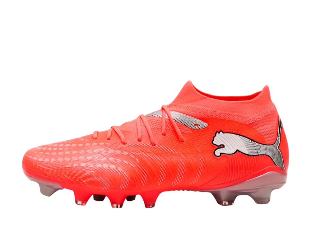 Puma Women's Future 9 Match Fusion FG/AG "Glowing Red/PUMA White/PUMA Black/PUMA Silver"