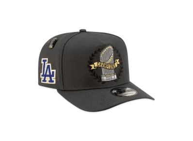 NEW ERA x MLB World Series Champions 2025 9FIFTY A-Frame Parade Cap Los Angeles Dodgers "Gray"