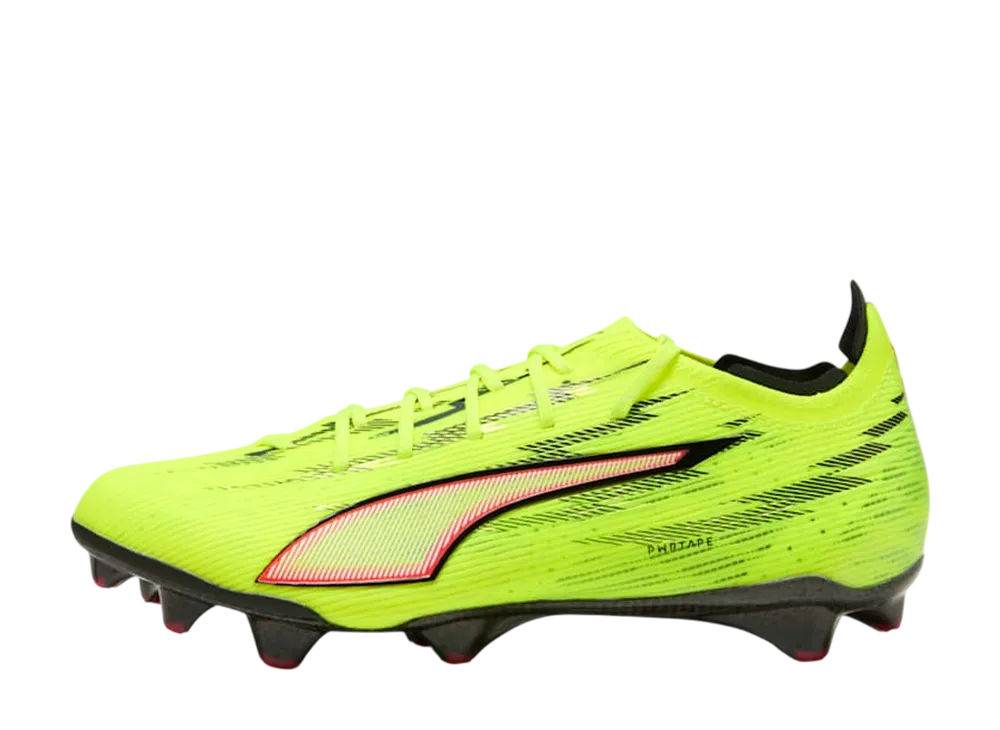 Puma Women's Ultra 6 Carbon FG "Yellow Alert/PUMA Black/Glowing Red/Lime Squeeze"