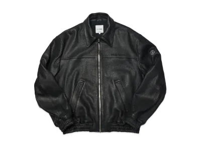 VAULTROOM Leather Zip Blouson "Black"