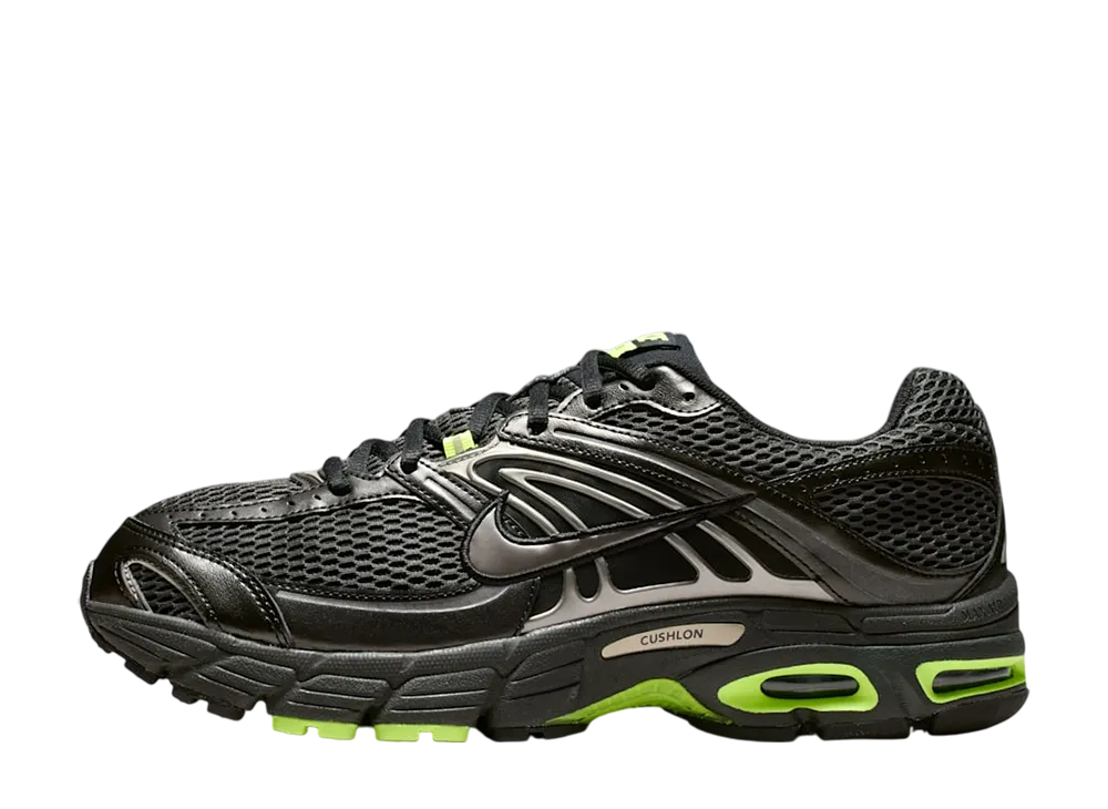 ナイキ エアマックス モト 2K "ブラック/ボルト/ダークスモークグレー/メタリックピューター"