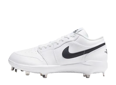 Nike Jordan 1 Retro Low Metal "White/White/Black"