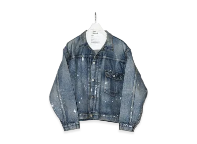 New Manual x Gunzou Limited Store #001 T-Back Denim Jacket "Indigo"