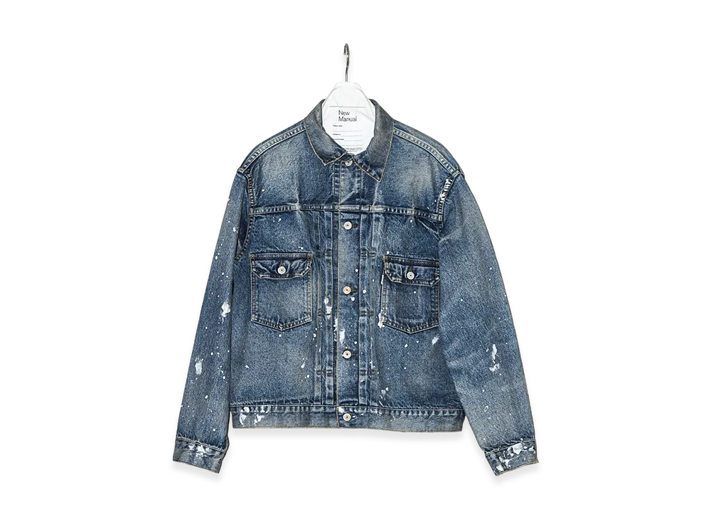 New Manual x Gunzou Limited Store #006 LV 2ND T-Back Jacket "Indigo"