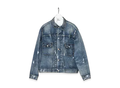 New Manual x Gunzou Limited Store #006 LV 2ND T-Back Jacket "Indigo"