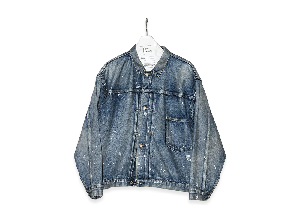New Manual x Gunzou Limited Store #029 WW II LV T-Back Jacket "Indigo"