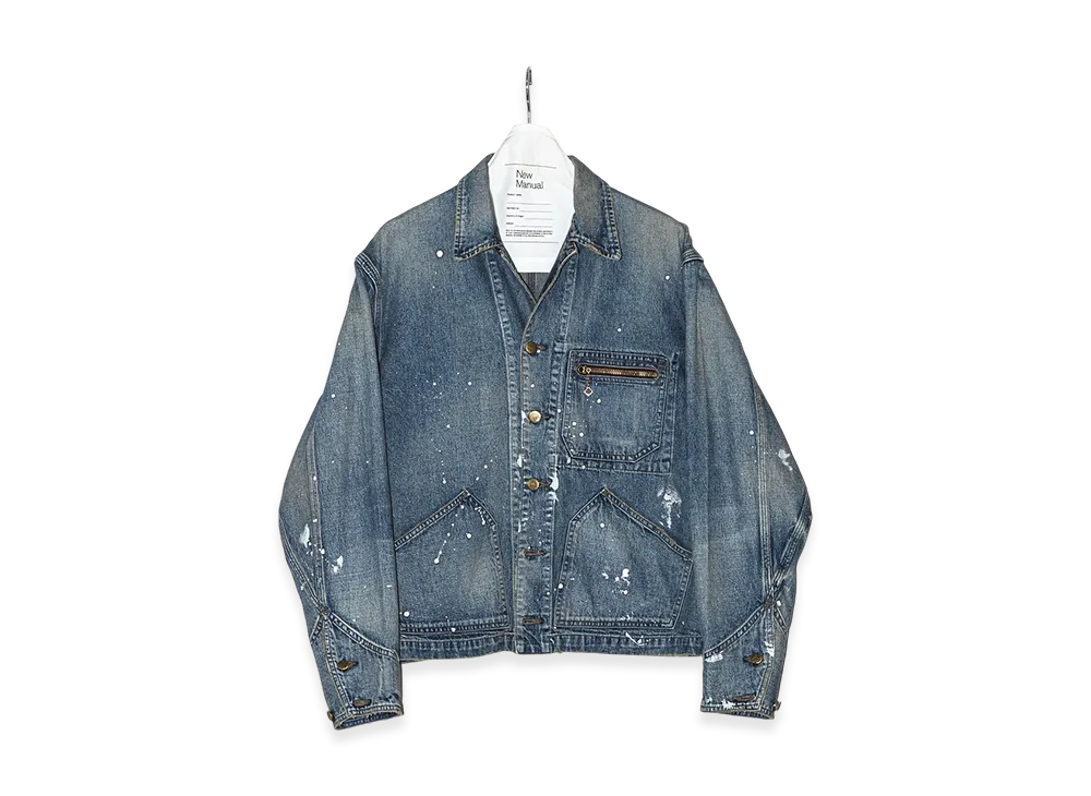 New Manual x Gunzou Limited Store #025 LE Work Jacket "Indigo"