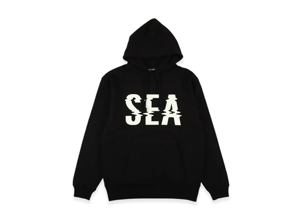 WIND AND SEA Glow Logo Hooded Sweatshirt 