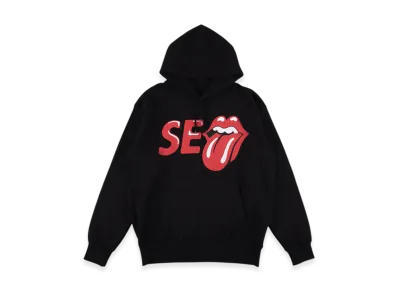 WIND AND SEA x The Rolling Stones Hoodie "Black/Red"