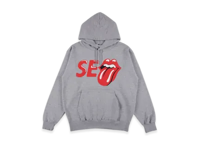 WIND AND SEA x The Rolling Stones Hoodie "Ash"