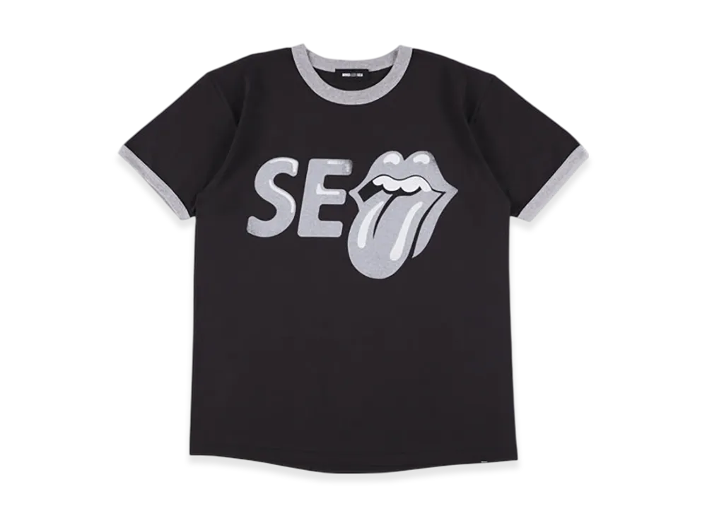 WIND AND SEA x The Rolling Stones Ringer Tee 