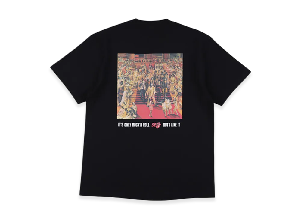 WIND AND SEA x The Rolling Stones It"S Only Rock"N Roll Tee "Black"