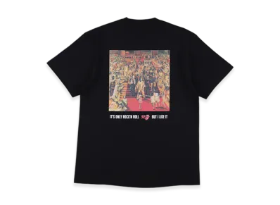 WIND AND SEA x The Rolling Stones It"S Only Rock"N Roll Tee "Black"