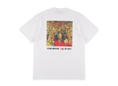 WIND AND SEA x The Rolling Stones It"S Only Rock"N Roll Tee "White"