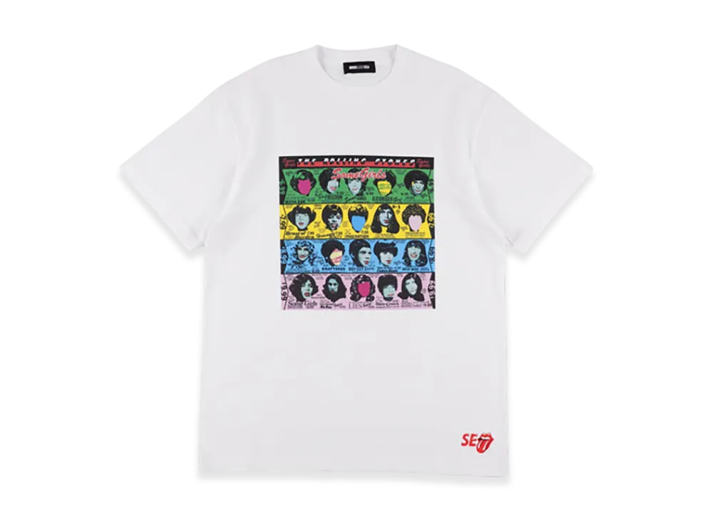 WIND AND SEA x The Rolling Stones Some Girls Tee "White"