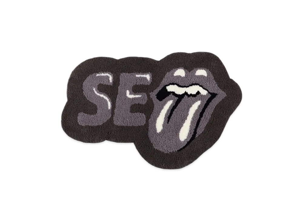 WIND AND SEA x The Rolling Stones Sea Rag "Black/Gray"