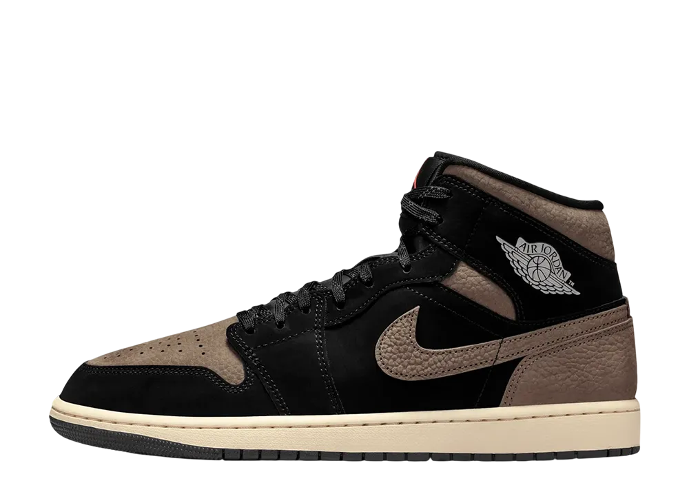 Nike Air Jordan 1 Mid "Black/Olive Grey"
