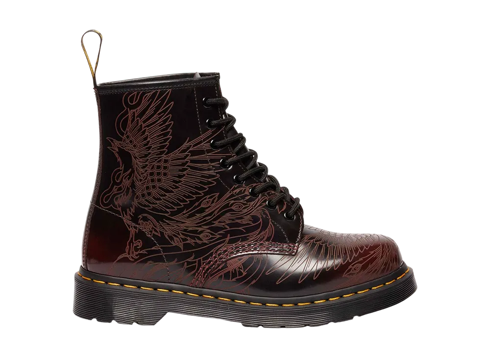 Dr.Martens 1460 Phoenix 8-Eye Boots "Cherry Red"
