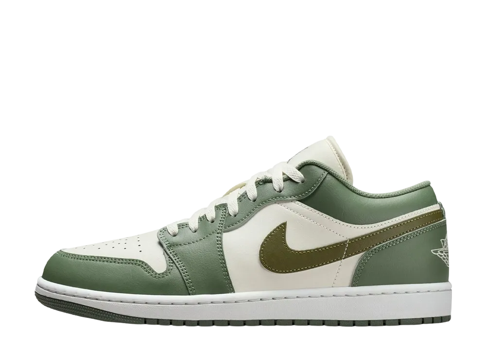Nike Air Jordan 1 Low "Vintage Lichen/Medium Olive-Summit White"
