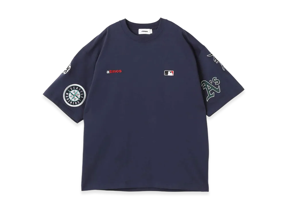 atmos x MLB All Teams Patch S/S T-shirts "Navy"