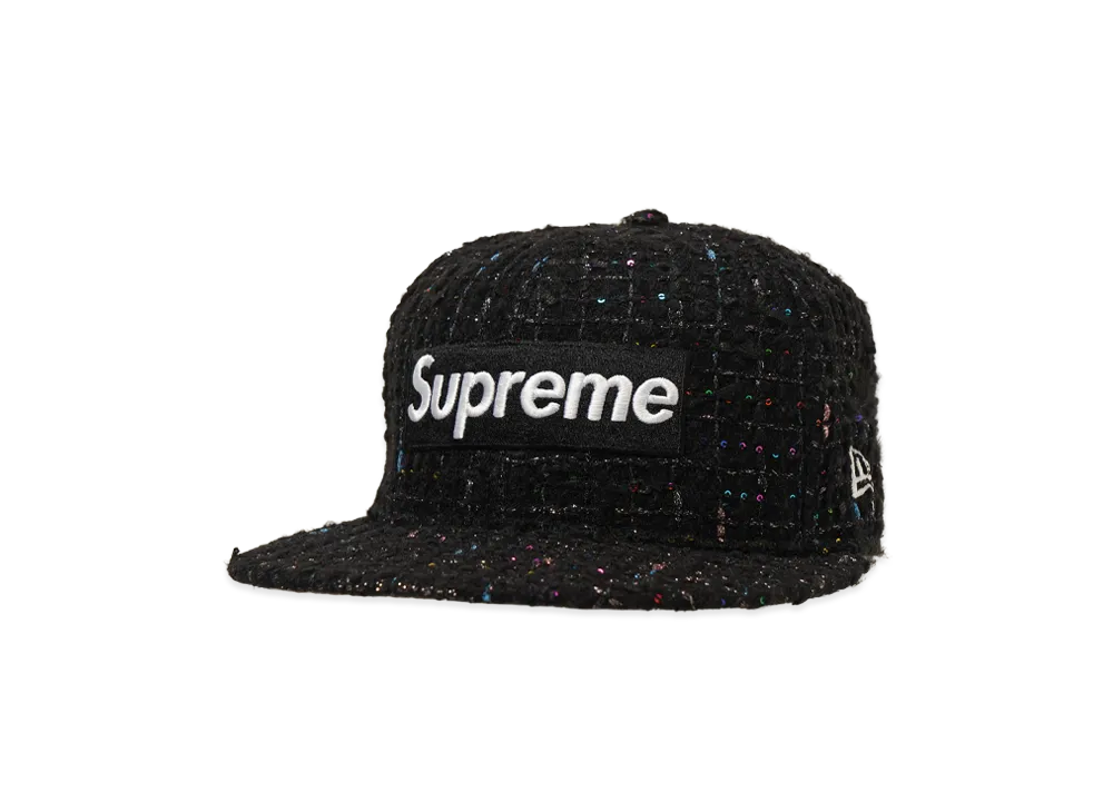 7 3/4 supreme boucle box logo new era 黒 Supreme Boucle Box Logo New Era 
