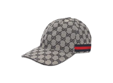 Gucci GG Canvas Baseball Cap "Beige/Blue"