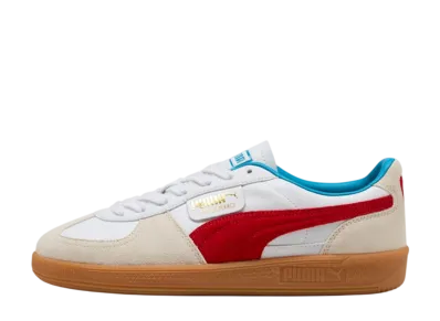 Puma Palermo Leather "PUMA White/For All Time Red"