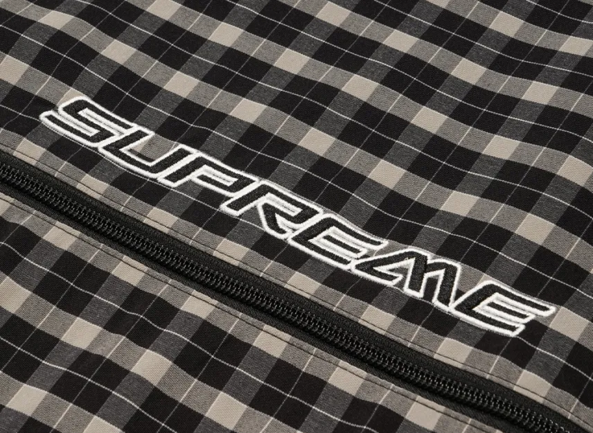 Supreme Plaid Track Jacket Supreme Plaid Track Jacket
